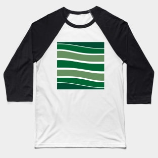 Green Striations Baseball T-Shirt